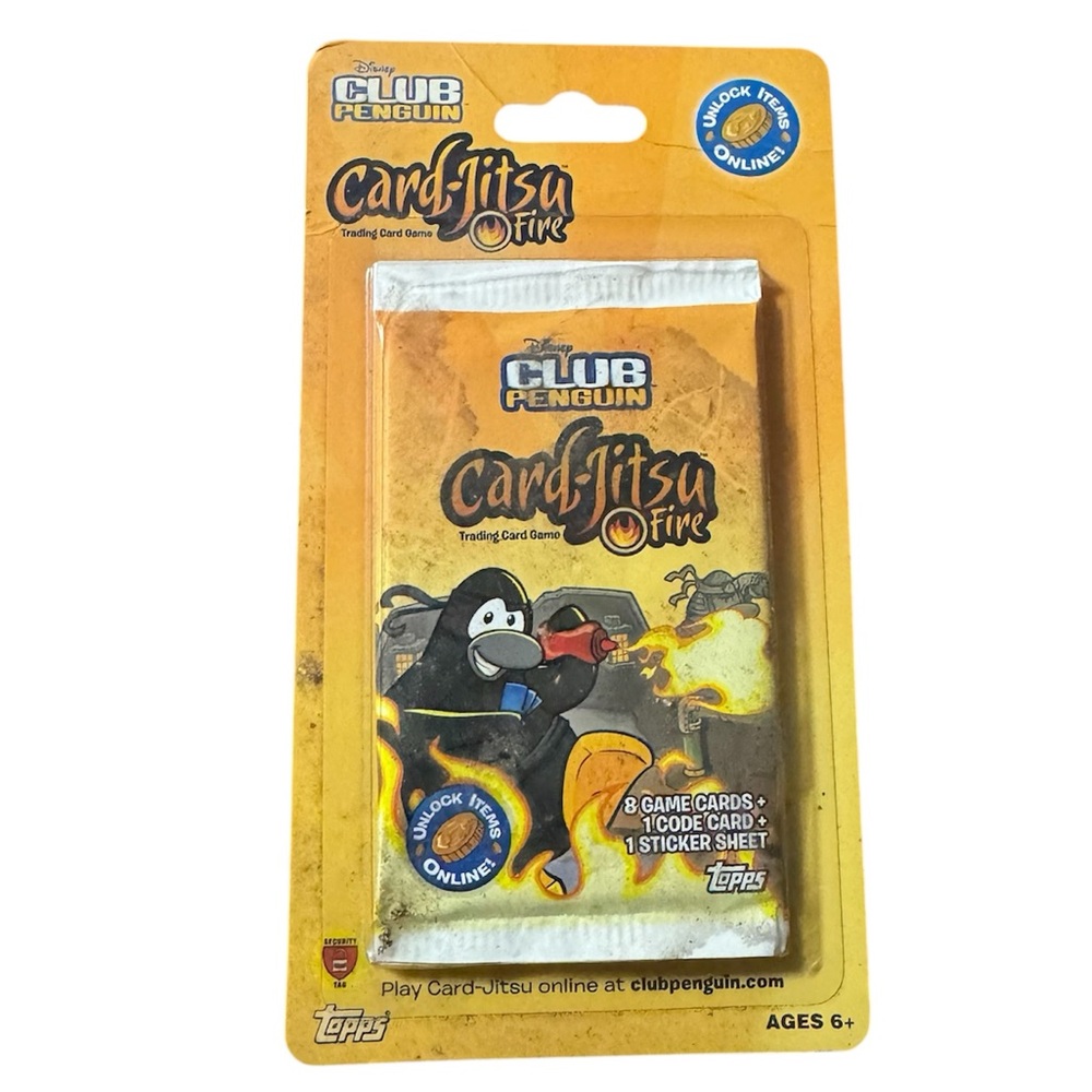 Disney Club Penguin Card-Jitsu Fire Trading Card Game Series 3 Blister Pack